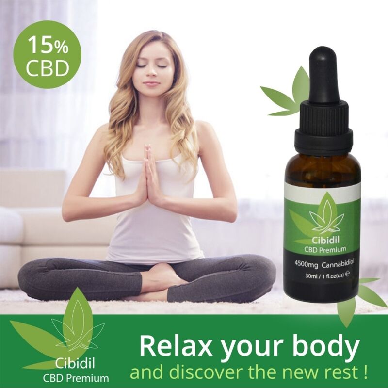 500 COSMETICS - CIBIDIL HUILE DE CBD RELAXANTE 15 % 30 ML - Jouez Plaisir