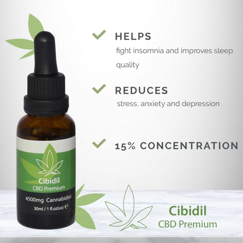 500 COSMETICS - CIBIDIL HUILE DE CBD RELAXANTE 15 % 30 ML - Jouez Plaisir