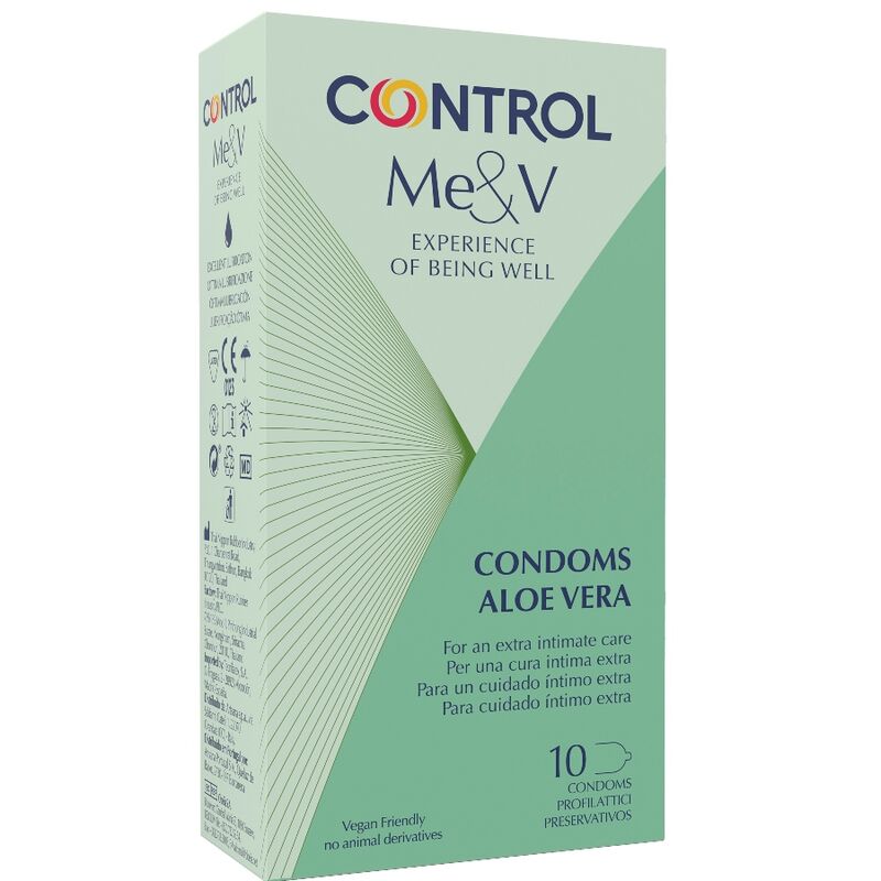 CONTROL - PRÉSERVATIFS À L'ALOE VERA 10 UNITÉS - Jouez Plaisir