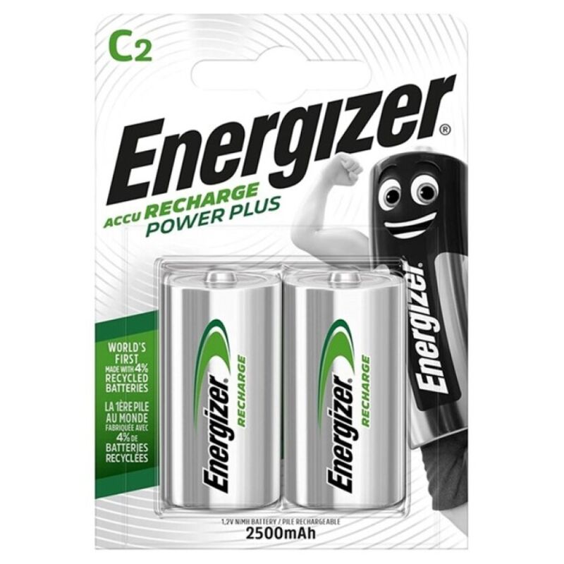 ENERGIZER - BATTERIE RECHARGEABLE POWER PLUS HR14 C 2500mAh 2 UNIT? - Jouez Plaisir