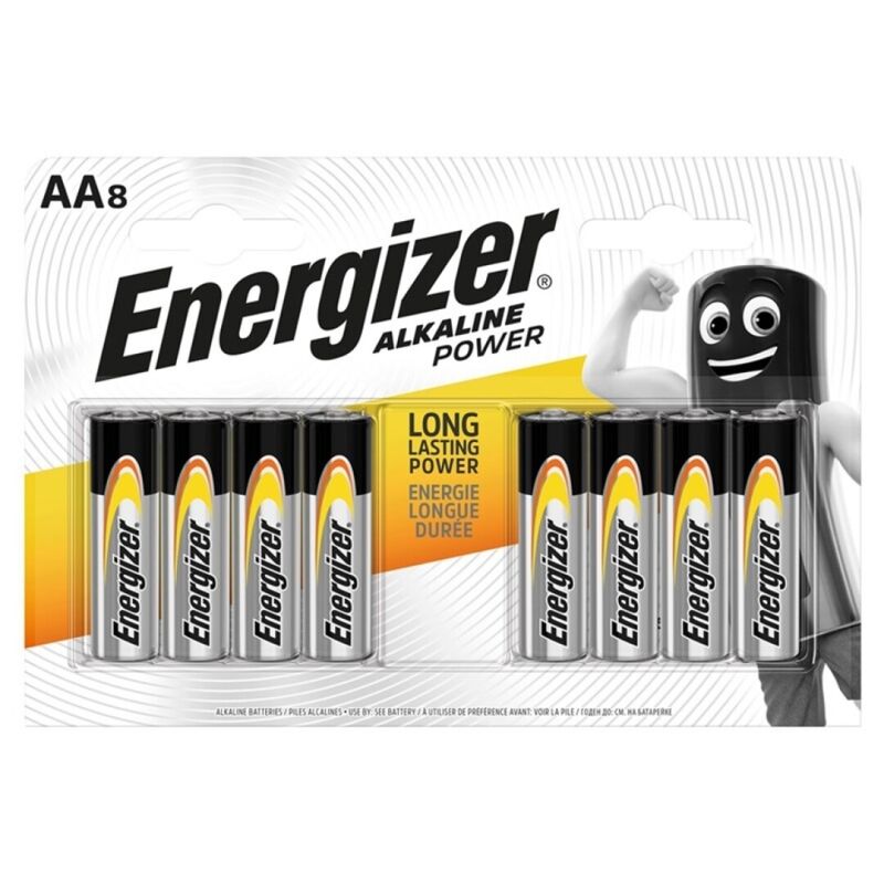 ENERGIZER - PILE ALCALINE POWER AA LR6 8 UNIT? - Jouez Plaisir