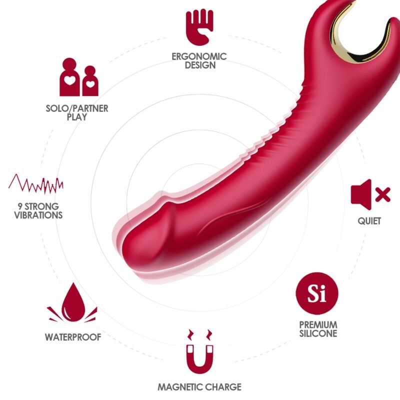 ARMONY - VIBRATOR & ROTATOR PRINCE DILDO ROT