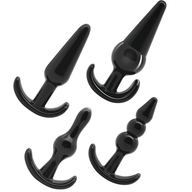 ADDICTED TOYS - ENSEMBLE 4 BOUCHONS ANAL - Jouez Plaisir