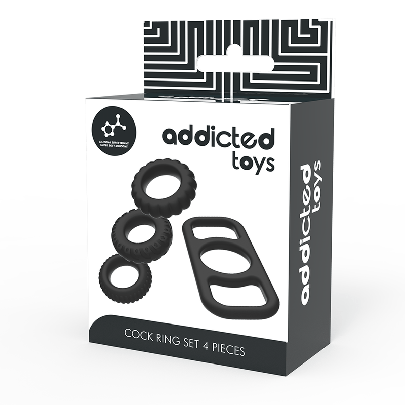 ADDICTED TOYS - ENSEMBLE DANNEAU PÉNIAL 4 PIÈCES - Jouez Plaisir