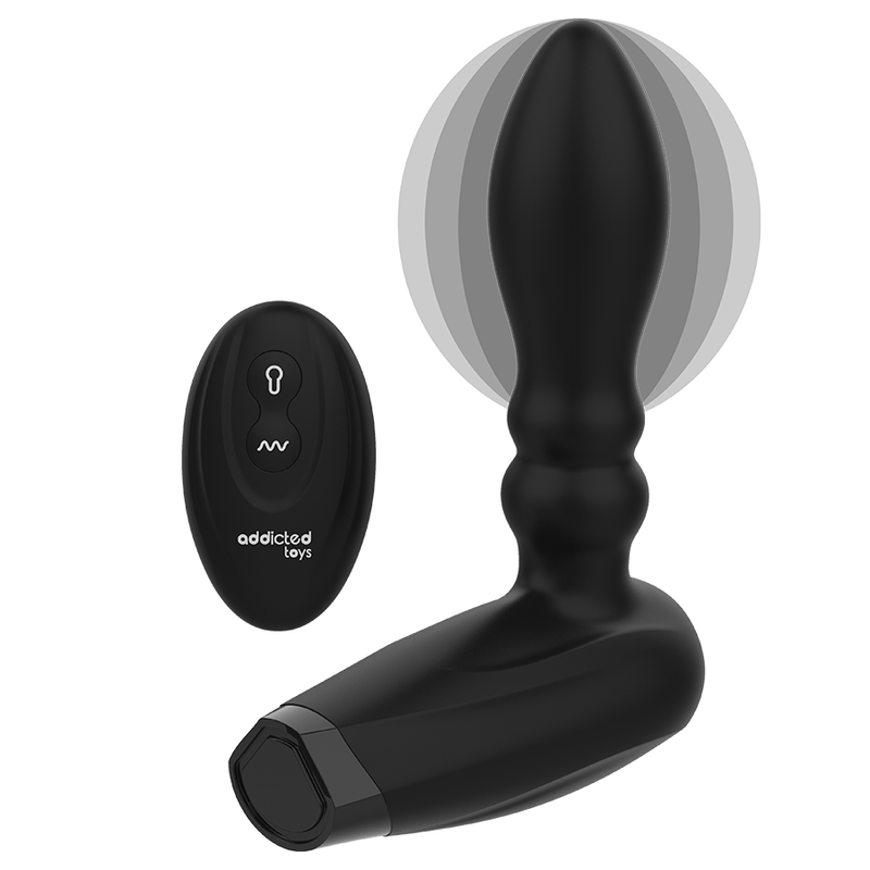 ADDICTED TOYS - PRISE GONFLABLE TÉLÉCOMMANDE - 10 MODES DE VIBRATION - Jouez Plaisir
