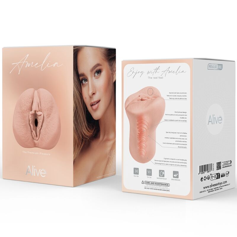 ALIVE - MASTURBADEUR MASCULIN FLEX VAGINAL TAILLE M - Jouez Plaisir