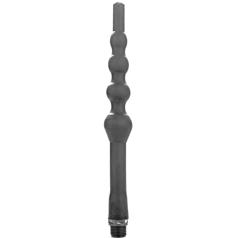 ALL BLACK - DOUCHE ANAL EN PERLES SILICONE 27 CM - Jouez Plaisir