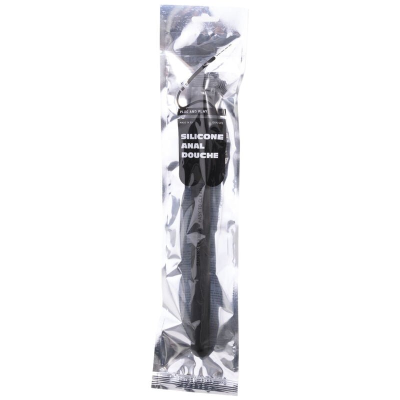 ALL BLACK - DOUCHE ANAL EN PERLES SILICONE 27 CM - Jouez Plaisir