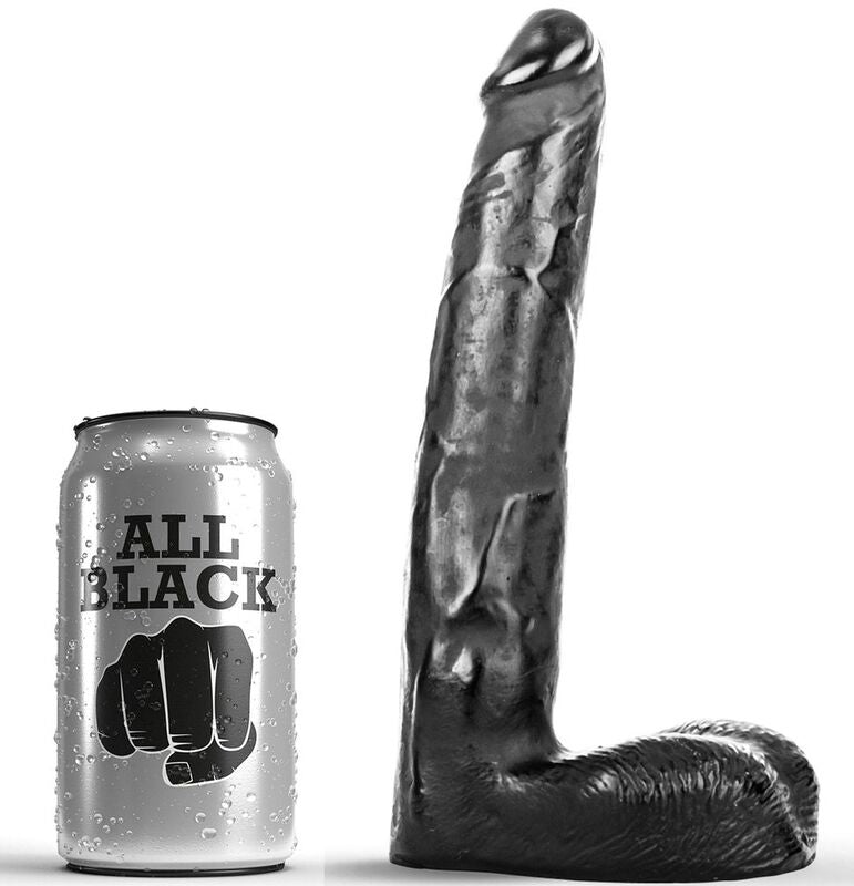 ALL BLACK - GODE RÉALISTE 21 CM - Jouez Plaisir