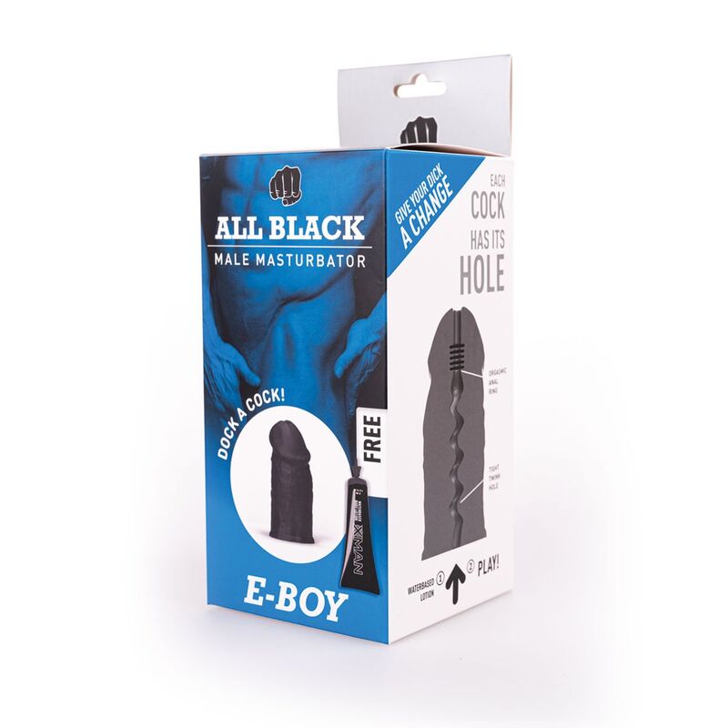 ALL BLACK - MASTUBADEUR E - BOY - Jouez Plaisir