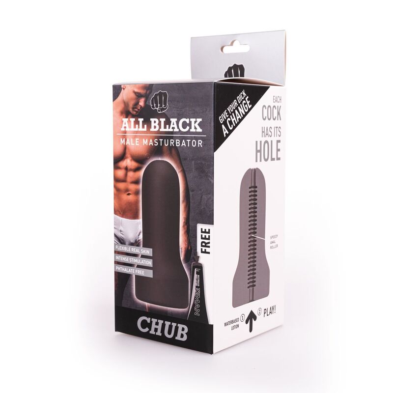 ALL BLACK - MASTURBATEUR BOUCLE MODÈLE 2 - Jouez Plaisir