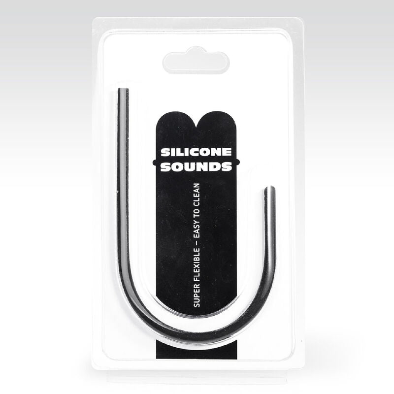 ALL BLACK - SONDE URÉTRALE EN SILICONE 10 MM - Jouez Plaisir