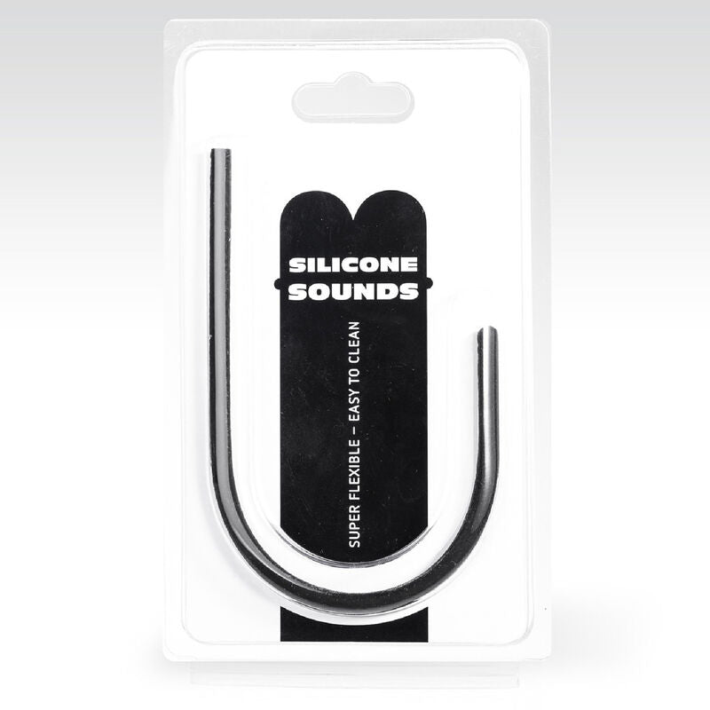 ALL BLACK - SONDE URÉTRALE SILICONE 6MM - Jouez Plaisir