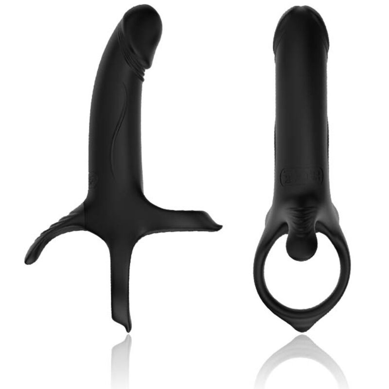 ARMONY - GODE AVEC ANNEAU ET VIBRATEUR NOIR - Jouez Plaisir