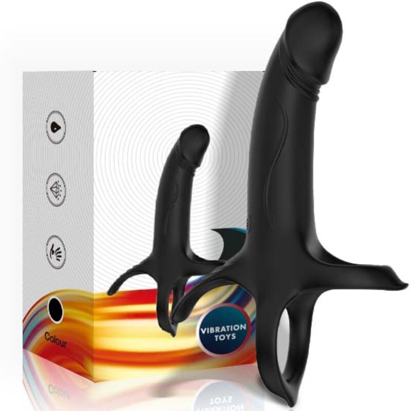 ARMONY - GODE AVEC ANNEAU ET VIBRATEUR NOIR - Jouez Plaisir