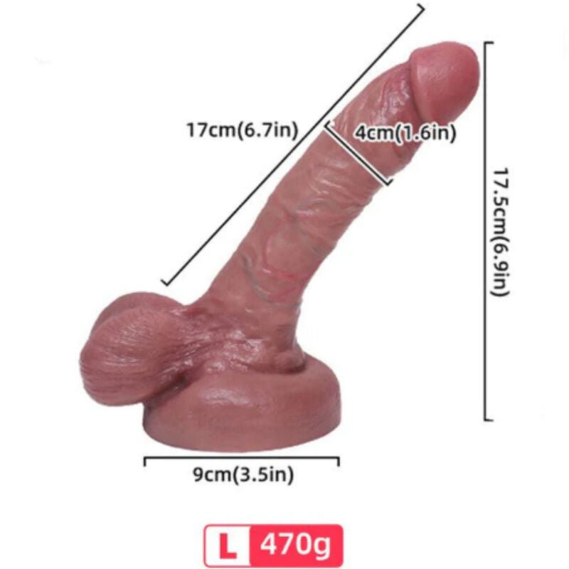 ARMONY - GODE RÉALISTE EN SILICONE LIQUIDE 17 CM - Jouez Plaisir