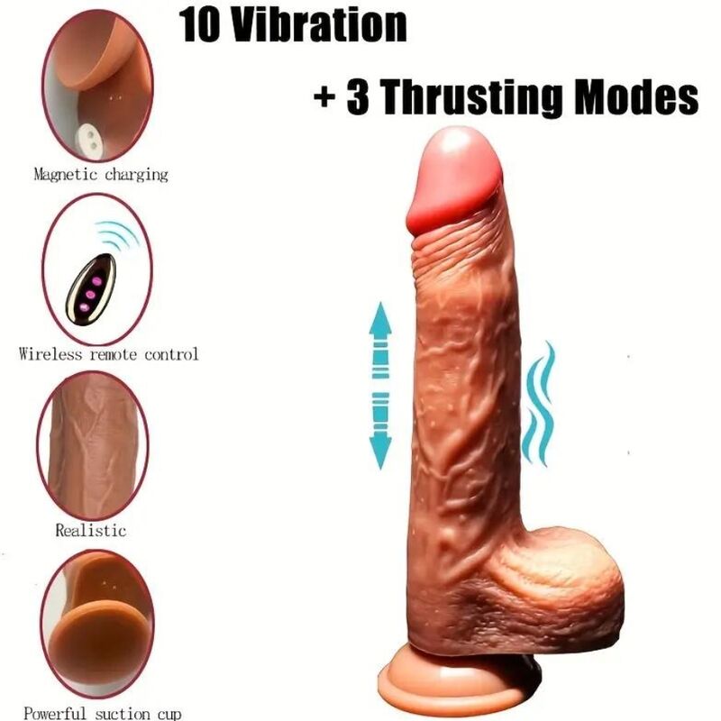 ARMONY - GODE RÉALISTE VIBRANT RECHARGEABLE - Jouez Plaisir