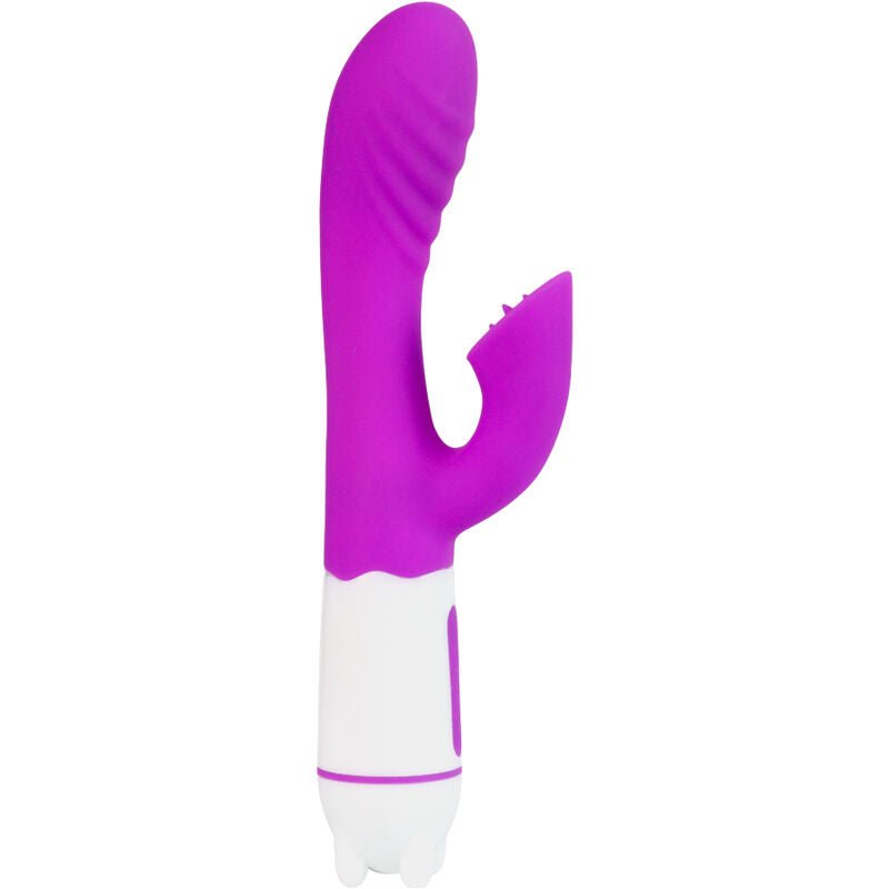 ARMONY - HAPPY VIBRATEUR & STIMULATEUR AVEC LANGUE RECHARGEABLE VIOLET - Jouez Plaisir