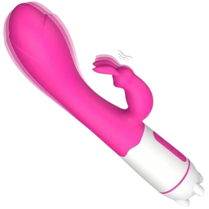ARMONY - HAPPY VIBRATEUR & STIMULATEUR DE LAPIN FUCHSIA - Jouez Plaisir