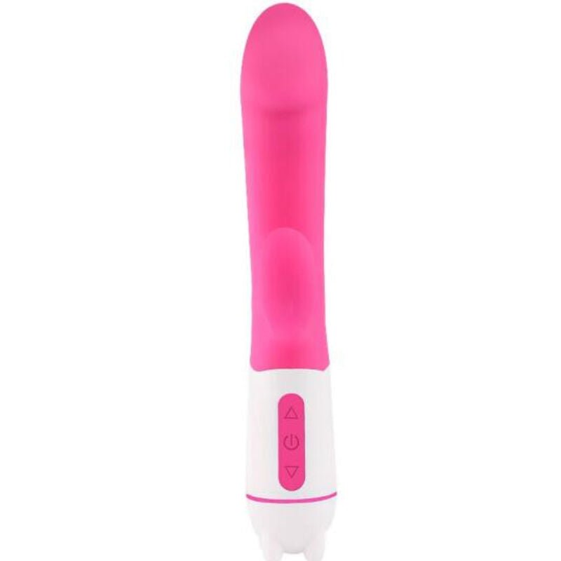 ARMONY - HAPPY VIBRATEUR & STIMULATEUR RECHARGEABLE FUCHSIA - Jouez Plaisir