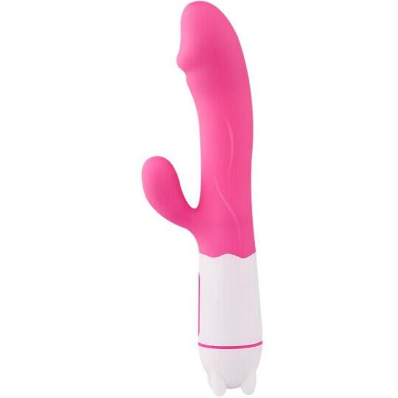 ARMONY - HAPPY VIBRATEUR & STIMULATEUR RECHARGEABLE FUCHSIA - Jouez Plaisir