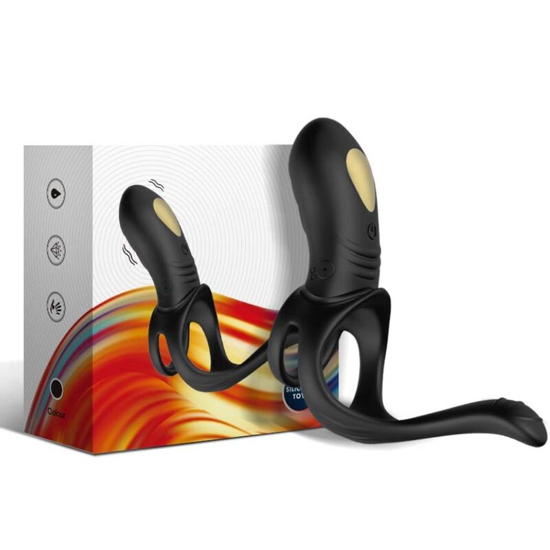 ARMONY - JOY JUMPER RING VIBRATEUR POUR COUPLES & TÉLÉCOMMANDE ANAL PLUG NOIR - Jouez Plaisir