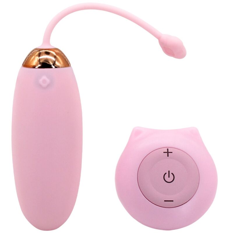 ARMONY - KITTY FUN EGG VIBRATEUR TÉLÉCOMMANDE 10 VIBRATIONS ROSE - Jouez Plaisir