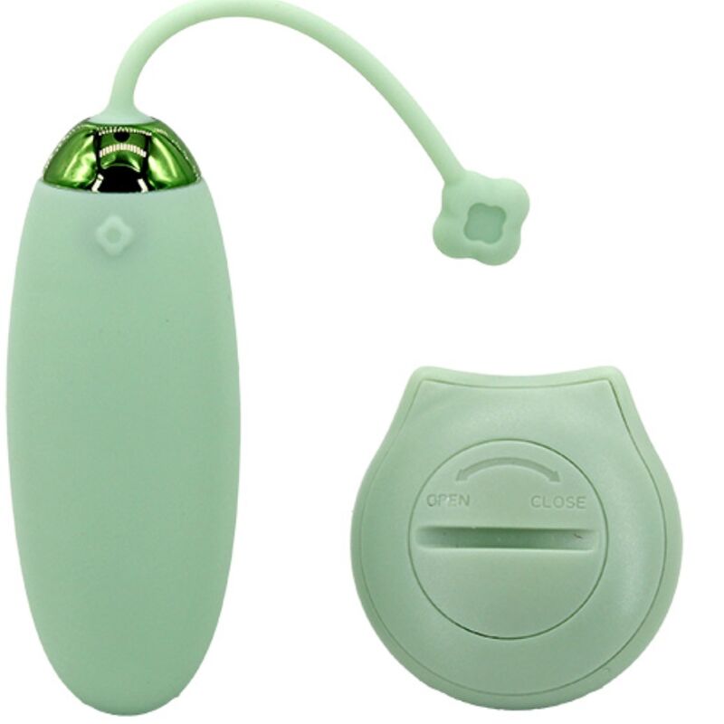 ARMONY - KITTY FUN EGG VIBRATEUR TÉLÉCOMMANDE 10 VIBRATIONS VERT - Jouez Plaisir