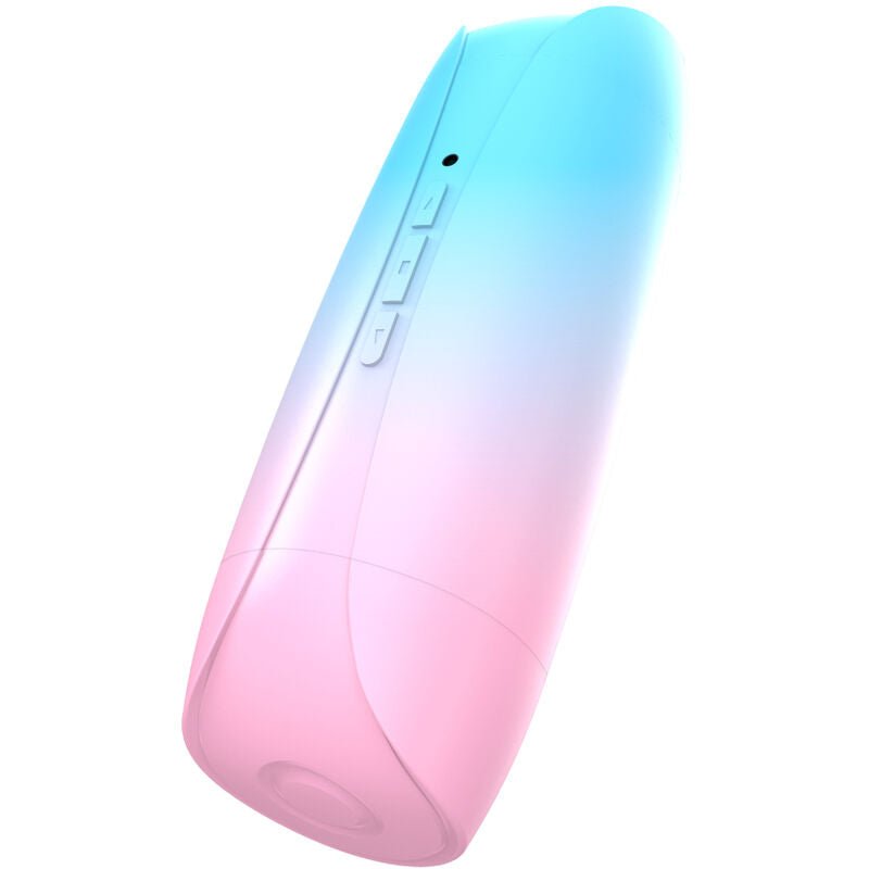ARMONY - MASTURBATEUR VIBRATEUR DOUBLE VAGIN ET BOUCHE ARC - EN - CIEL - Jouez Plaisir