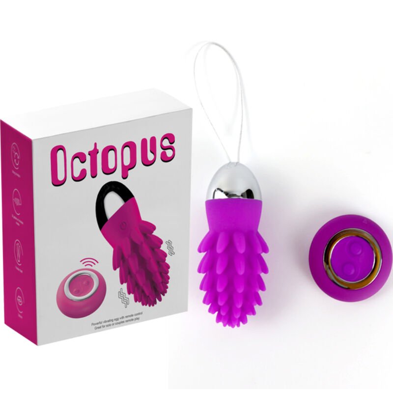 ARMONY - OCTOPUS CACTUS OEUF VIBRANT VIOLET TÉLÉCOMMANDE - Jouez Plaisir