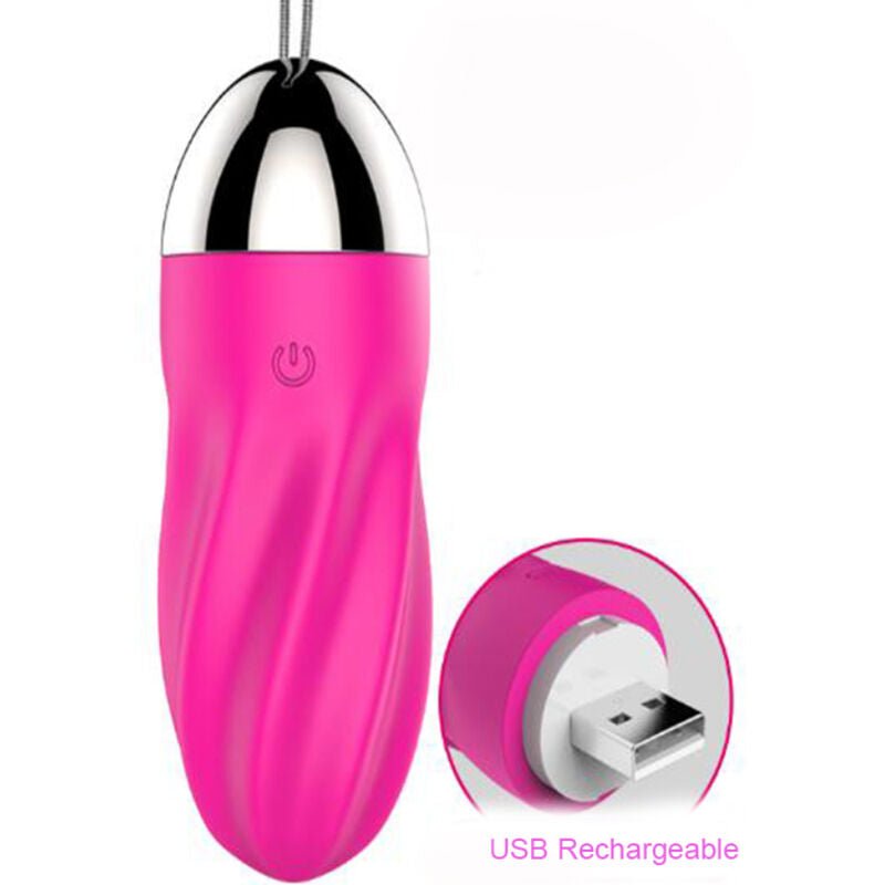 ARMONY - TÉLÉCOMMANDE OEUF VIBRANT SWEETY SPIRAL ROSE - Jouez Plaisir