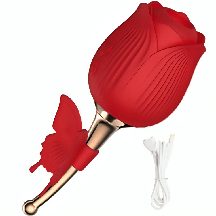 ARMONY - VENTOUSE ROUGE FLEUR PAPILLON - Jouez Plaisir