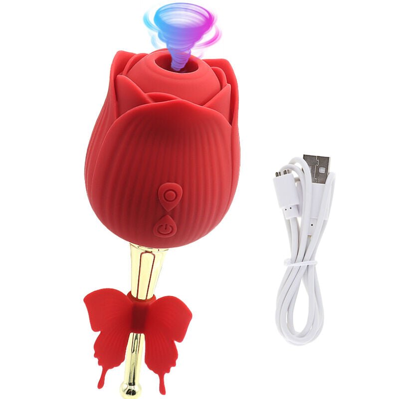 ARMONY - VENTOUSE ROUGE FLEUR PAPILLON - Jouez Plaisir