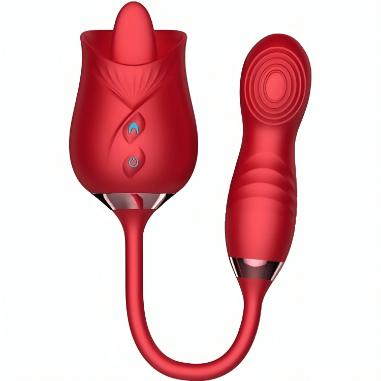 ARMONY - VIBRATEUR DE FLEUR DELIGHT & BUMPING AVEC LANGUE ROUGE - Jouez Plaisir