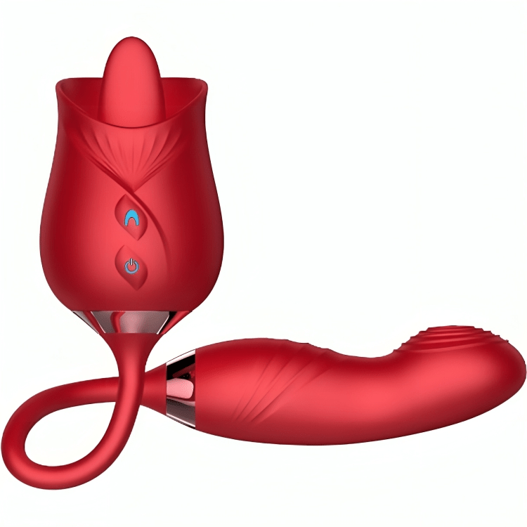 ARMONY - VIBRATEUR DE FLEUR DELIGHT & BUMPING AVEC LANGUE ROUGE - Jouez Plaisir