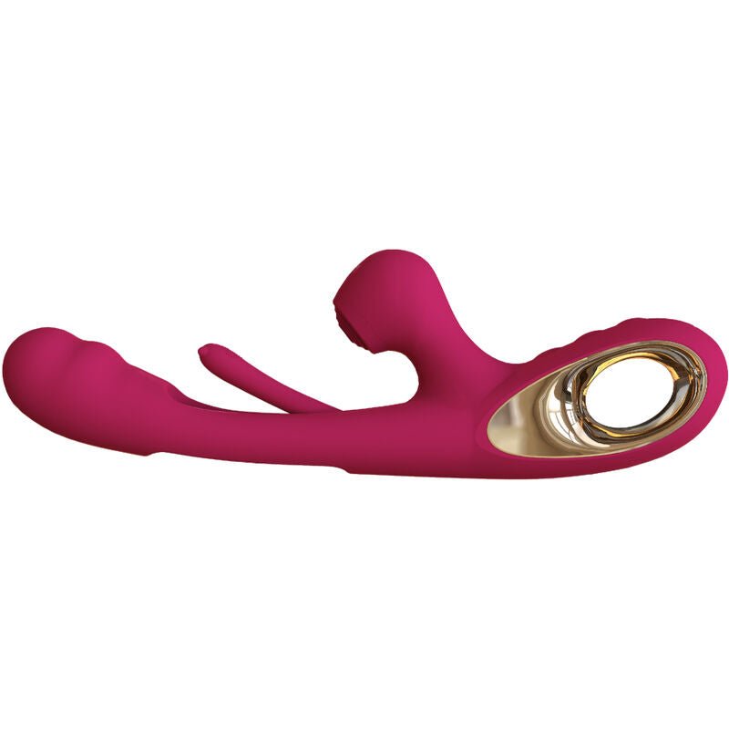ARMONY - VIBRATEUR IMPACT SWING & DOUBLE STIMULATEUR MODÈLE 2 BORDEAUX - Jouez Plaisir