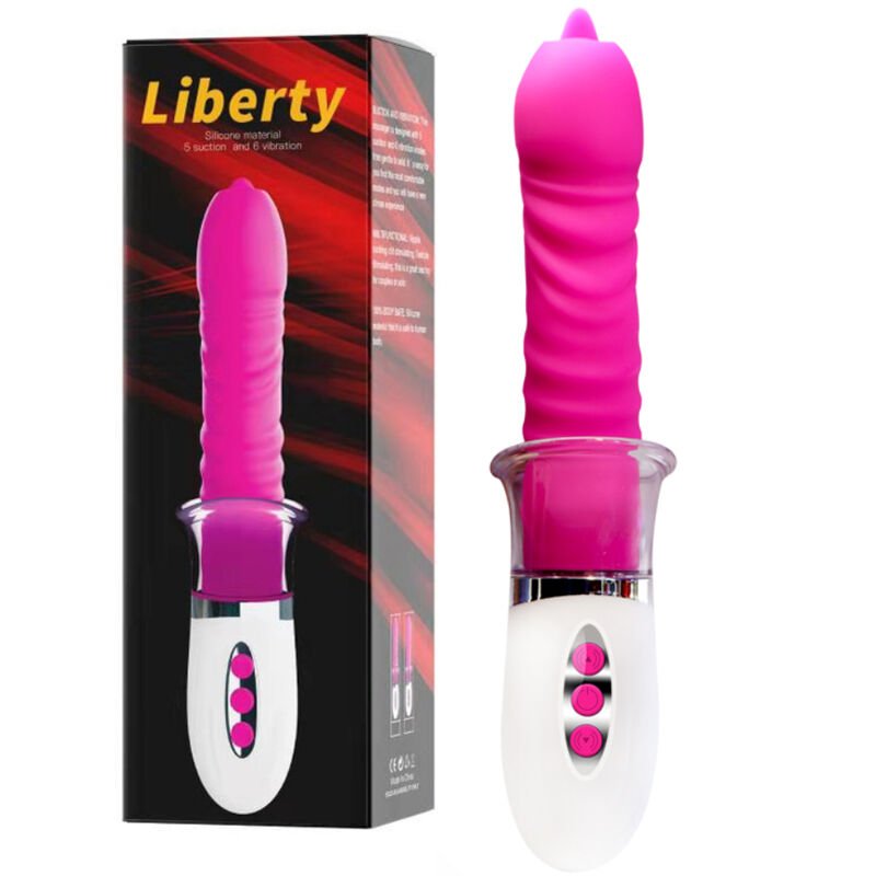 ARMONY - VIBRATEUR LIBERTY & POUSSÉE AVEC LANGUE - Jouez Plaisir