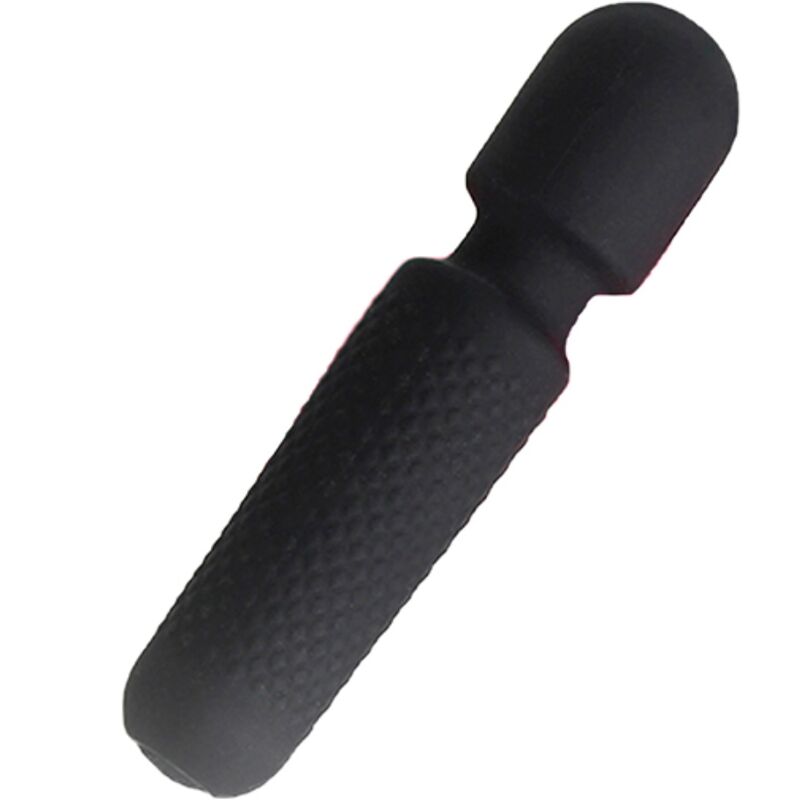 ARMONY - YOUR MAGIC MASSEUR & VIBRATEUR RECHARGEABLE 10 VIBRATIONS BAGUETTE DOTS NOIR - Jouez Plaisir
