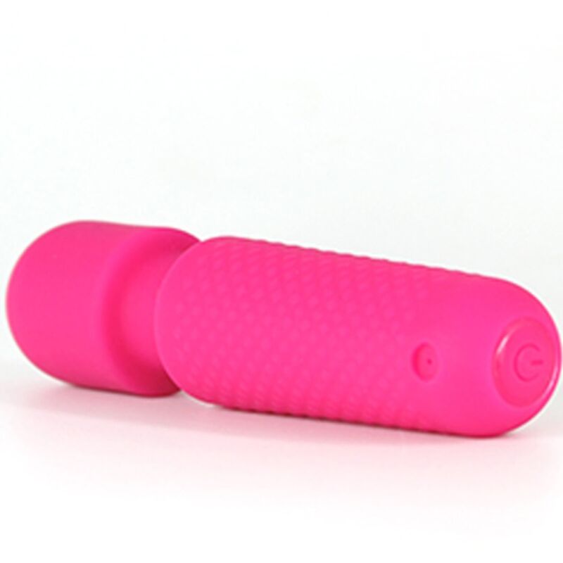 ARMONY - YOUR MAGIC MASSEUR & VIBRATEUR RECHARGEABLE 10 VIBRATIONS BAGUETTE DOTS ROSE - Jouez Plaisir