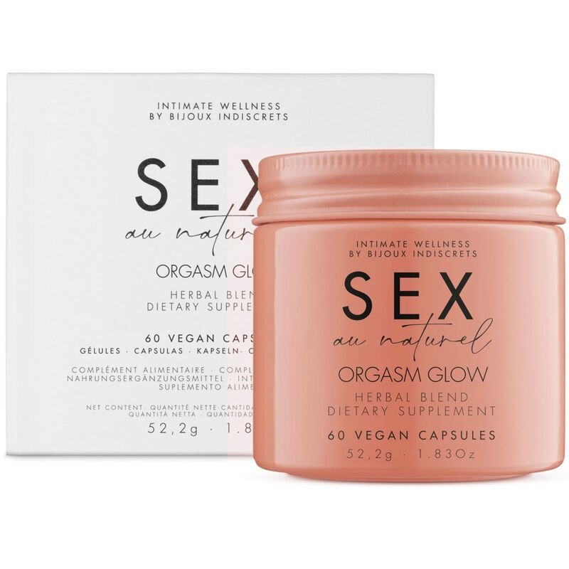 BIJOUX - COMPLÉMENT ALIMENTAIRE ORGASM GLOW 60 CAPSULES - Jouez Plaisir