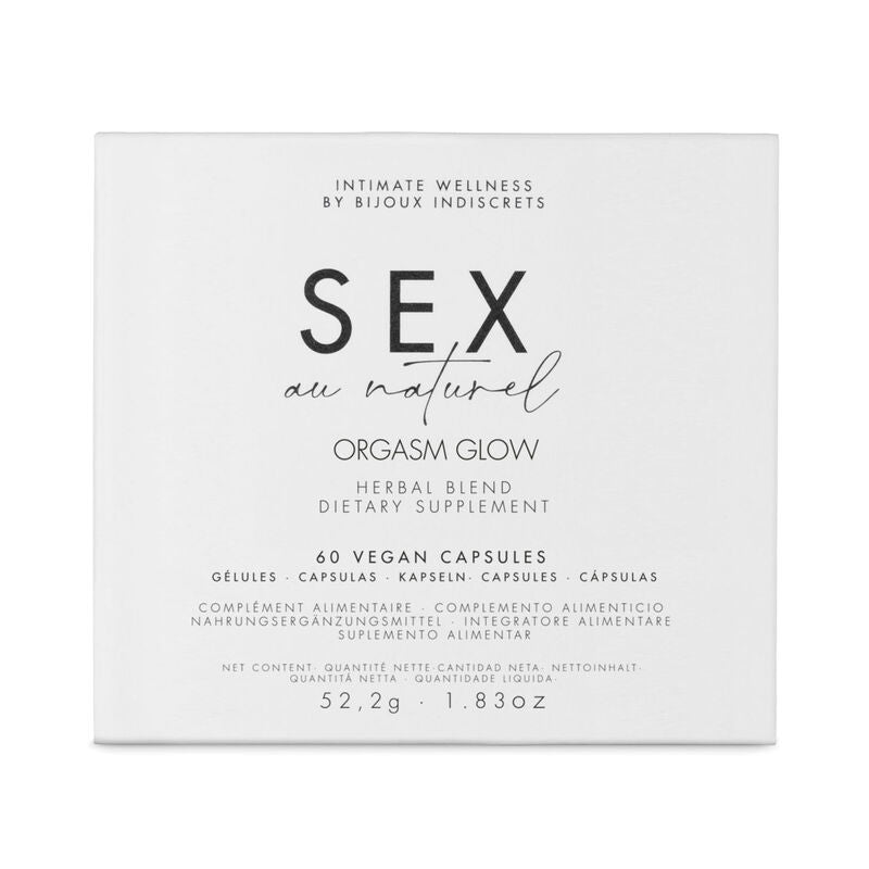 BIJOUX - COMPLÉMENT ALIMENTAIRE ORGASM GLOW 60 CAPSULES - Jouez Plaisir