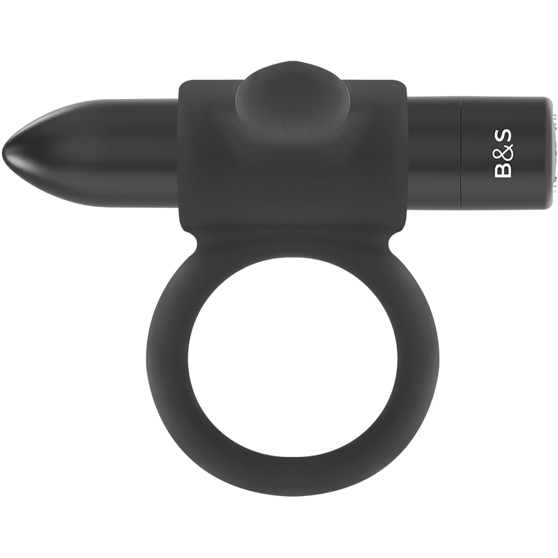 BLACK&SILVER - BAGUE RECHARGEABLE CAMERON NOIR - Jouez Plaisir
