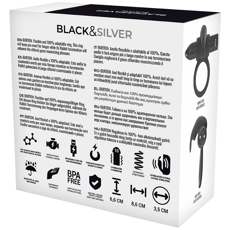 BLACK&SILVER - BURTON TÉLÉCOMMANDE COCKRING WATCHME - Jouez Plaisir