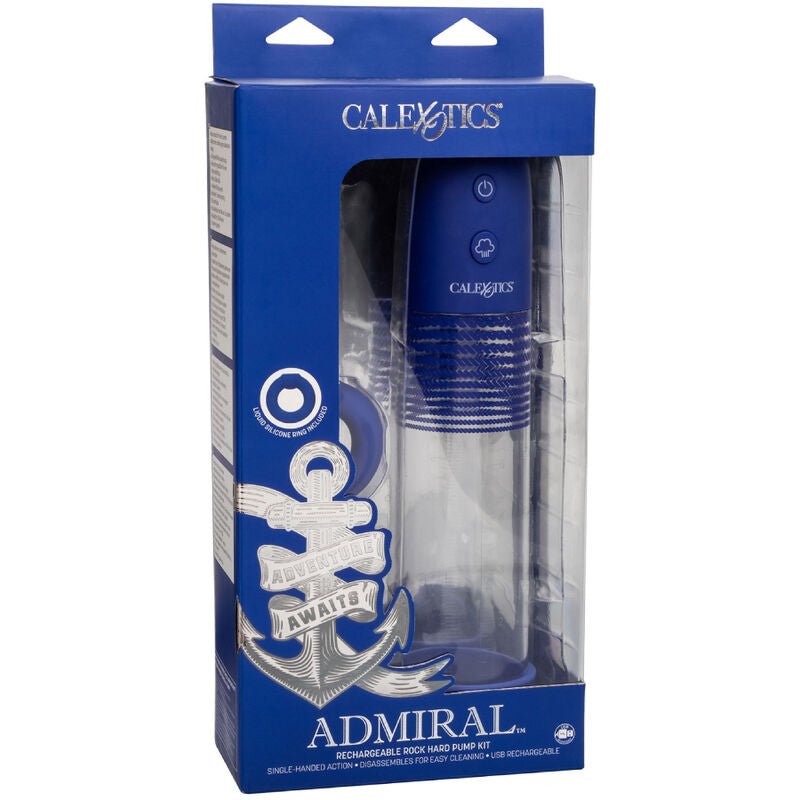 CALEXOTICS - ADMIRAL KIT POMPE DE MONTAGE RECHARGEABLE - Jouez Plaisir