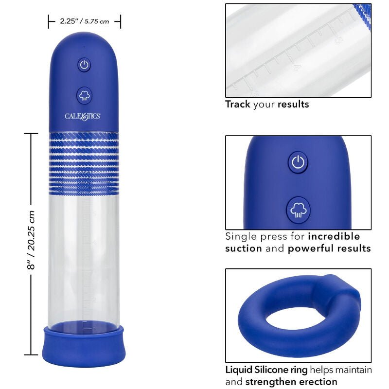 CALEXOTICS - ADMIRAL KIT POMPE DE MONTAGE RECHARGEABLE - Jouez Plaisir