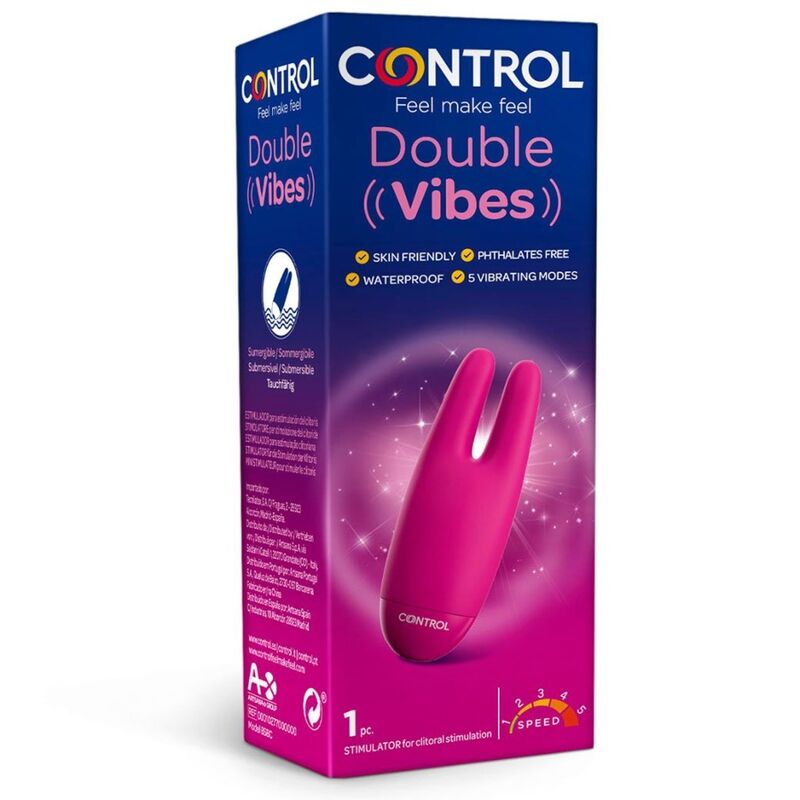 CONTROL - STIMULATEUR DOUBLE VIBES - Jouez Plaisir