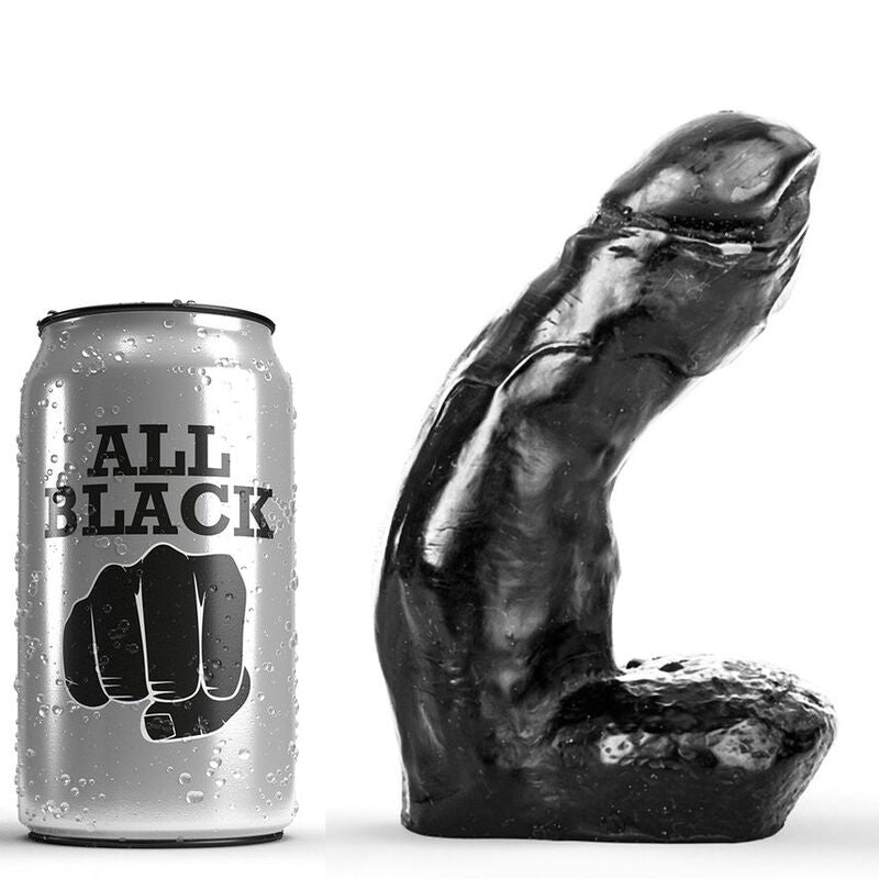 GANZ SCHWARZ - REALISTISCHER DILDO 15 CM