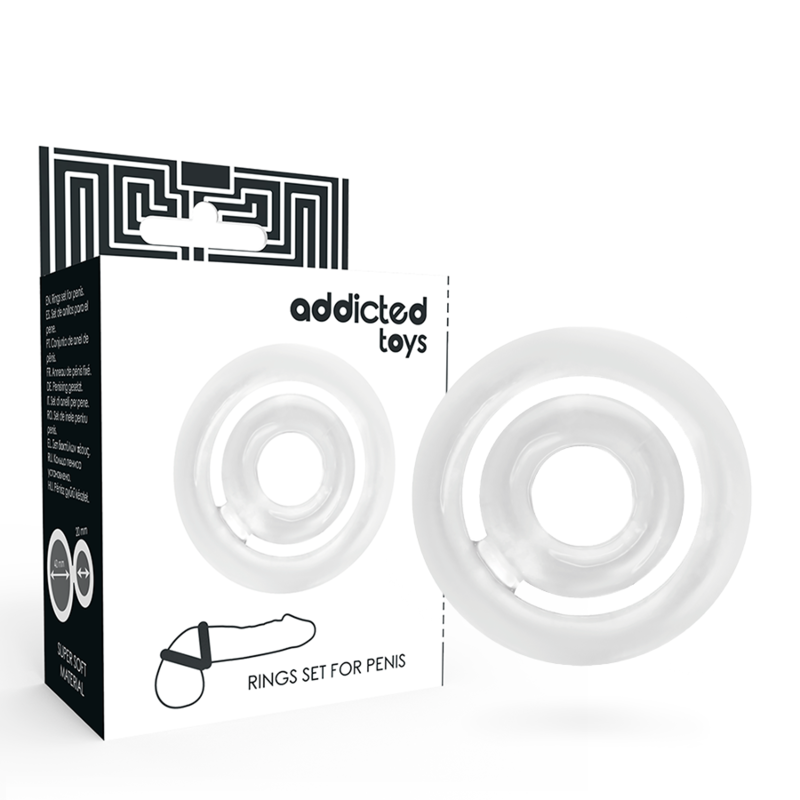 ADDICTED TOYS - POTENZ - KLARER C-RING-PENIS