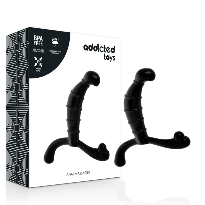 ADDICTED TOYS - SCHWARZES ANALE PROSTATA-VERGNÜGEN
