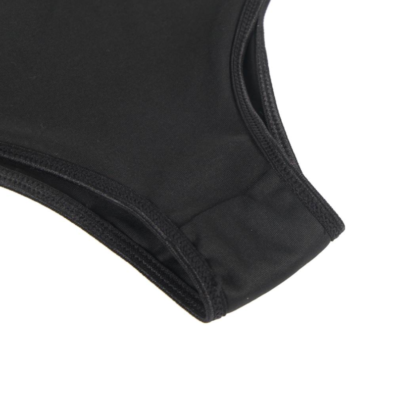 SUBBLIME - ZWEITEILIGES SET AUS TRANSPARENTEM BH UND BÄNDERN S/M